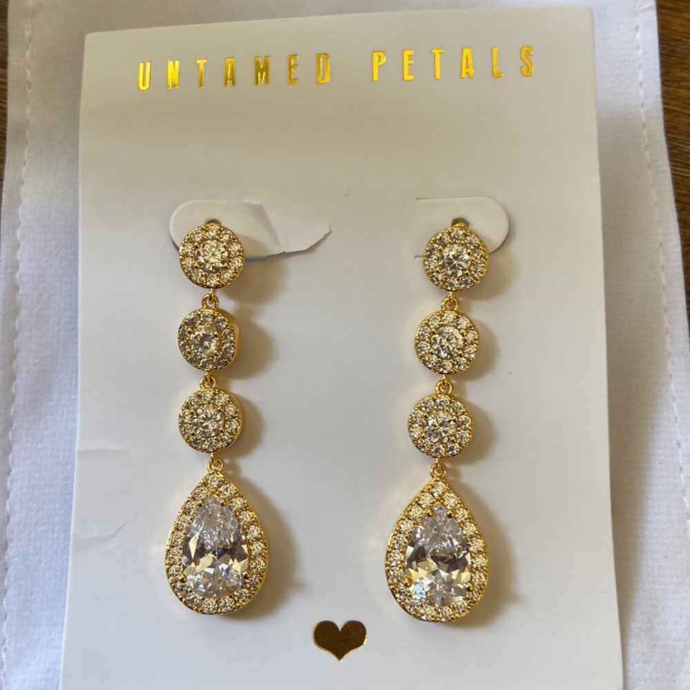 Beautiful and elegant never worn earrings.